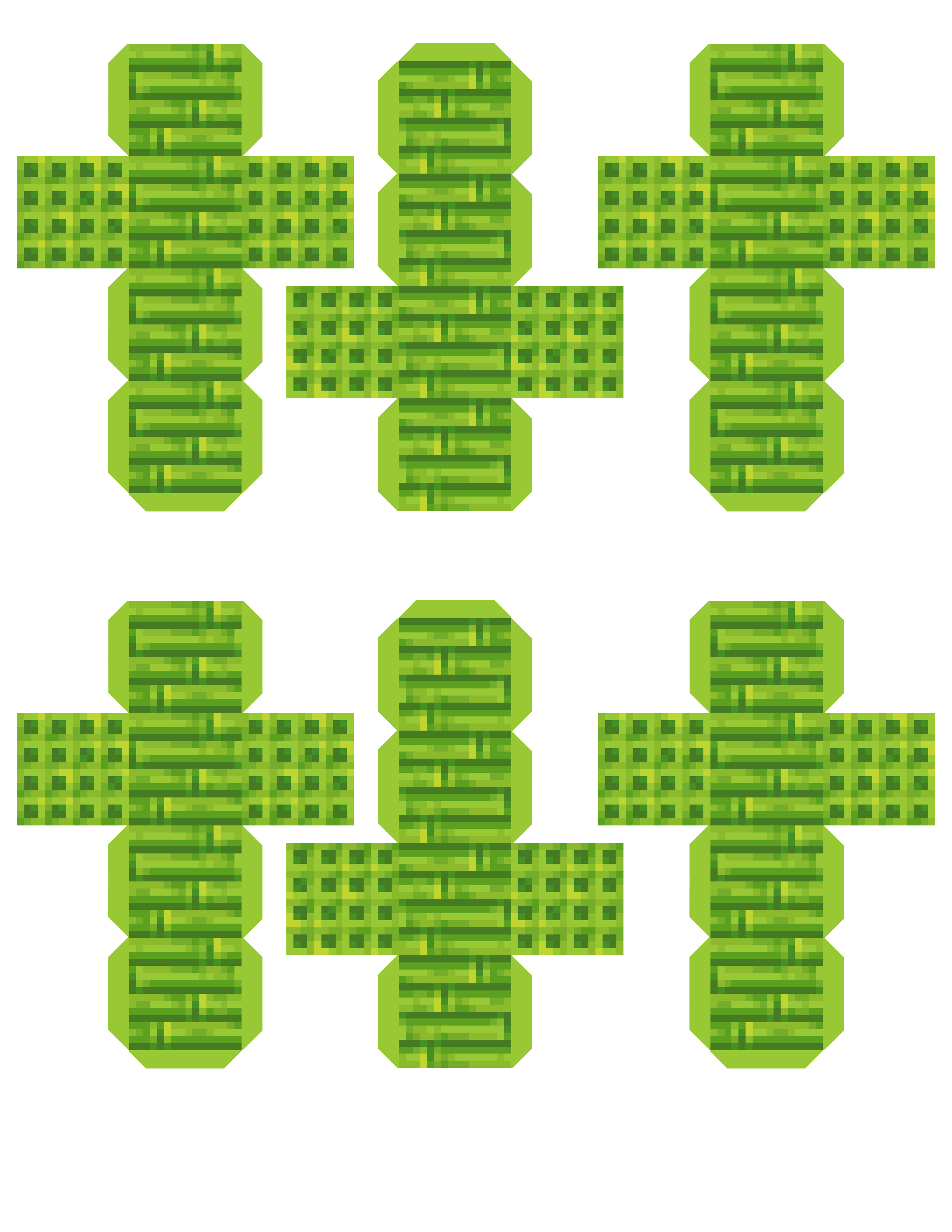 Minecraft Redstone Block Papercraft